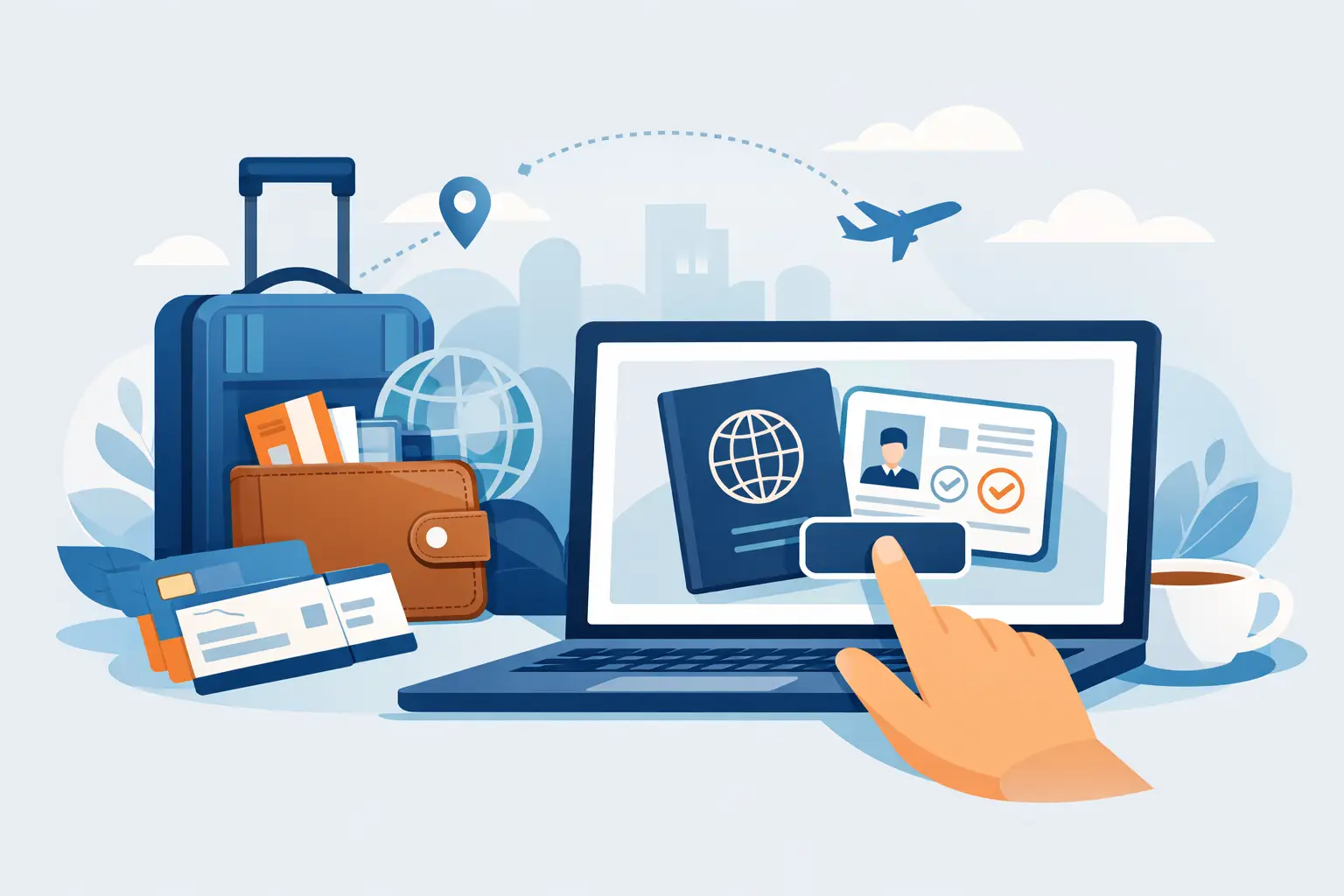 Kann man Visa online bestellen?