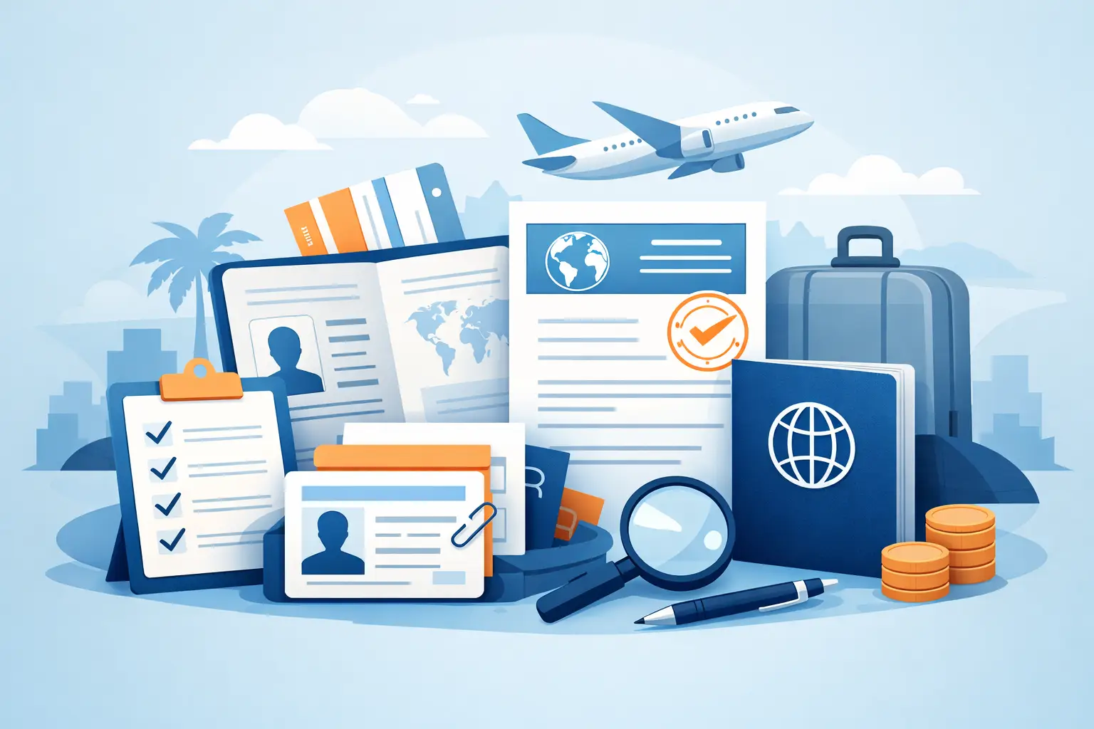 Welche Dokumente für Visumantrag nötig sind